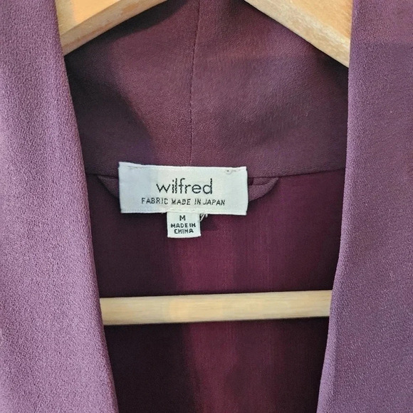 Aritzia Wilfred Monge Burgundy Mini Classy Sleeveless  Dress Size Medium. - Picture 10 of 10